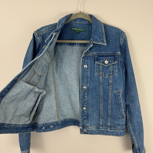 Vintage Ralph Lauren Lauren Jeans Co Denim Jacket Size L - Picture 6 of 13